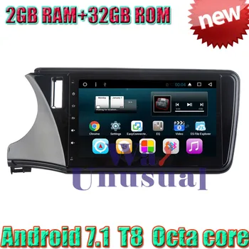 

WANUSUAL Car Styling 10.1" Octa Core 32G 2G RAM 32G Android 7.1 GPS Navigation For Honda Greiz 2015 With BT WIFI 3G 1024*600 Map
