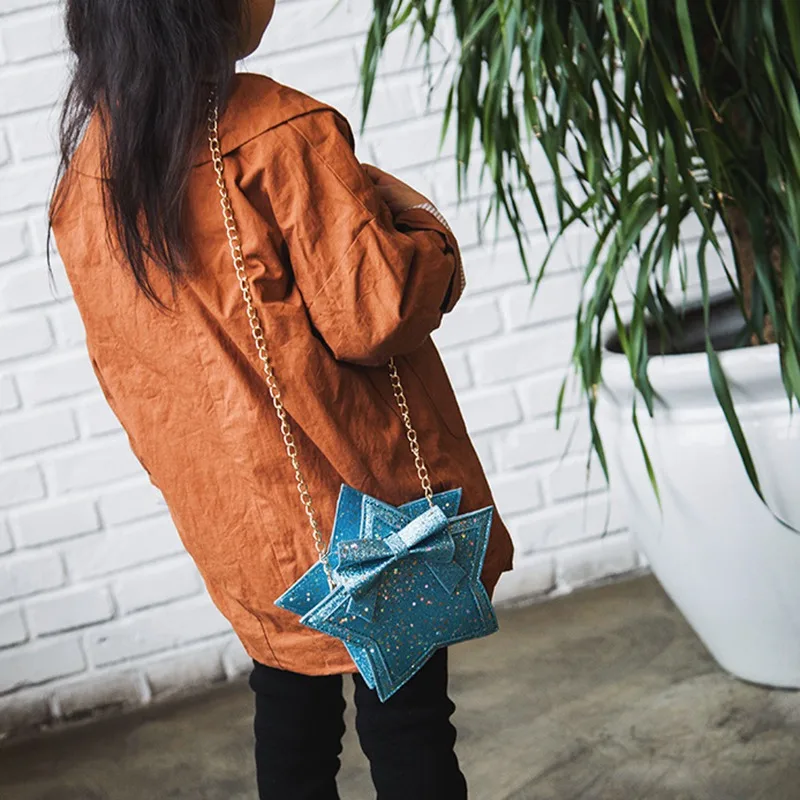 Kids Girls Star Women Sweet Messenger Bag Glitter Sequins Crossbody Shoulder Bag Small Envelopes Bags Party Clutch Handbags (49)
