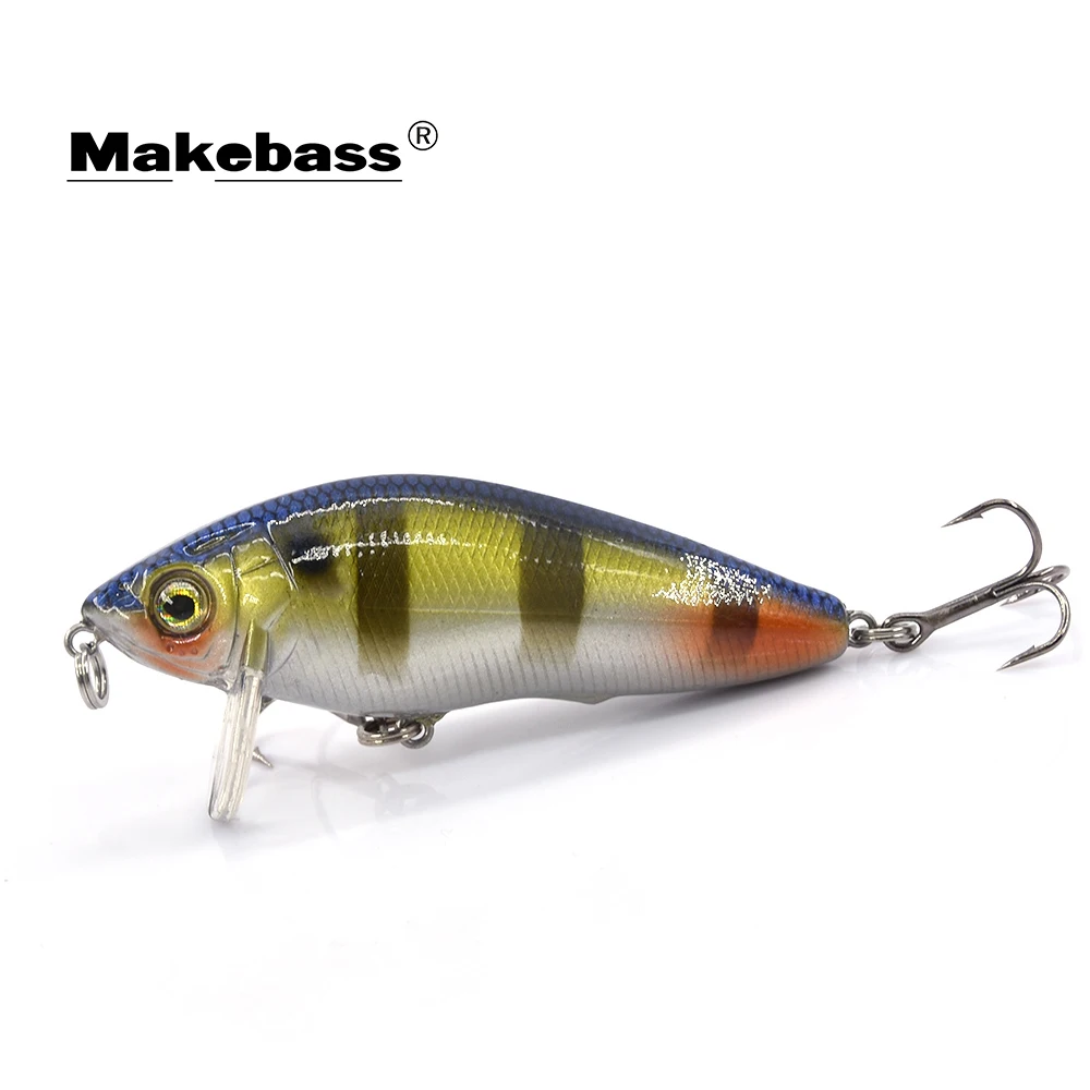 MAKEBASS 2.6 дюймов/0,3 унции приманка для ловли рыбы, Плавающие жесткие наживки плавающие наживки, лодка, морские приманки, рыболовные снасти|Наживки| | АлиЭкспресс