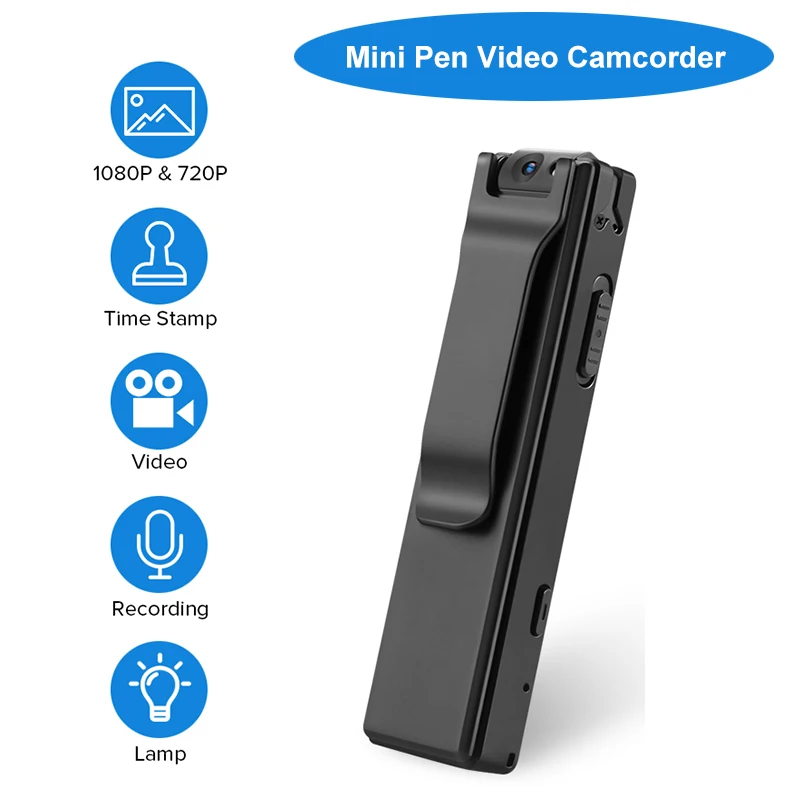Boblov A3 мини цифровая камера HD фонарик Micro Cam Магнитная для тела Детектор движения