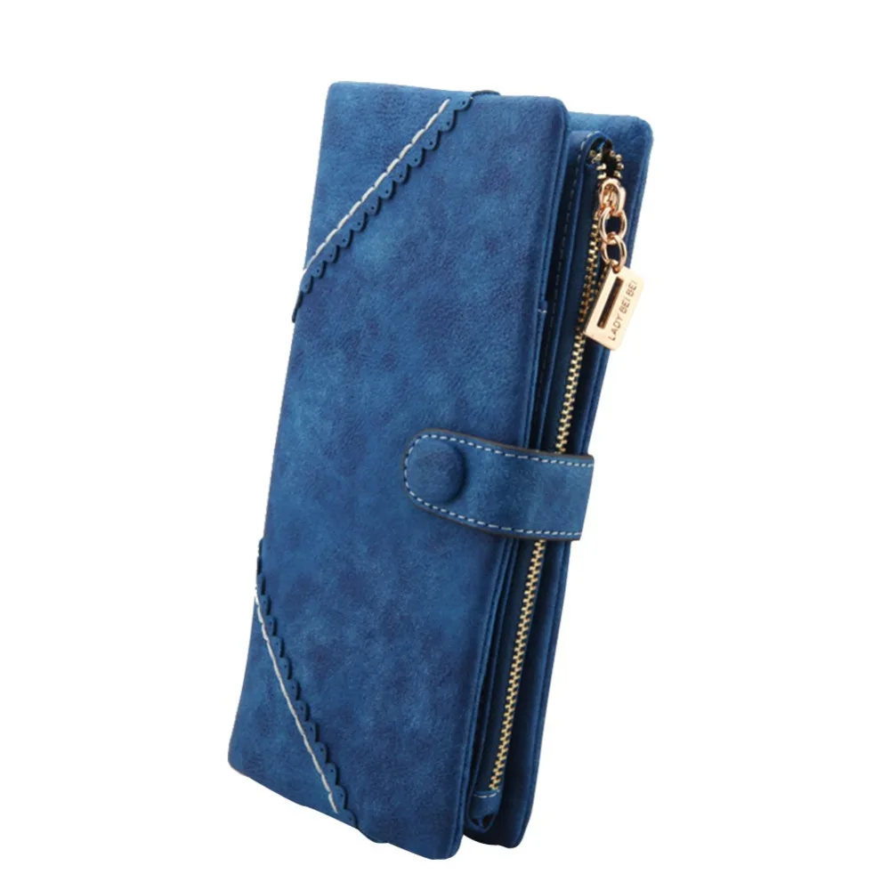 Женский кожаный кошелек на кнопках длинный модный|purse ladies|fashion purseclutch purse |