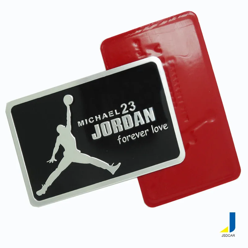 Michael Jordan metal modified car stereo car stickers marked JORDAN