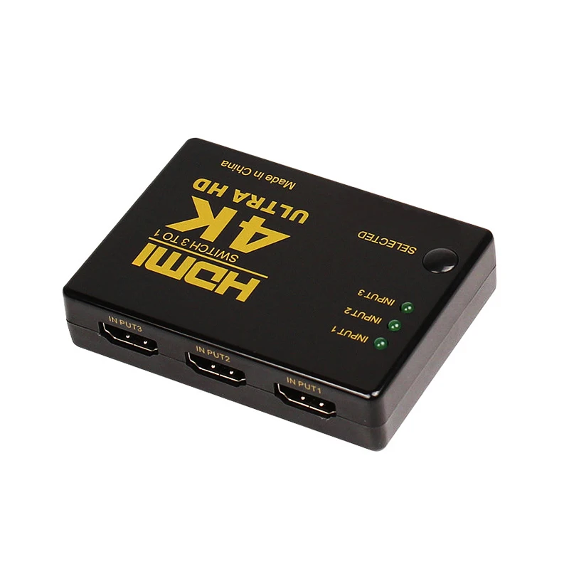 3 Port 4K*2K 1080P Switcher HDMI Switch Selector 3x1 Splitter Box Ultra 4K UHD for Xbox PS3 PS4 HDTV Multimedia Video Adapter