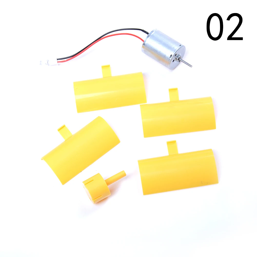 1PCS DIY 3V-5V Small DC Motor Vertical Micro Wind Turbines Blades Power Generator