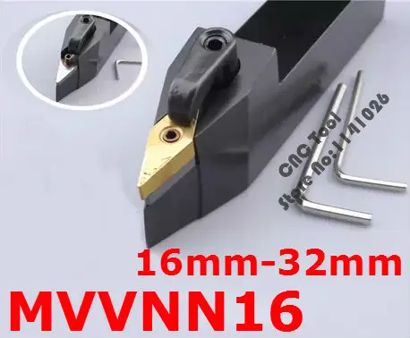 Angle72.5 MVVNN1616H16 MVVNN2020K16 MVVNN2525M16 MVVNN3232P16 MVVNN внешние токарные инструменты токарный