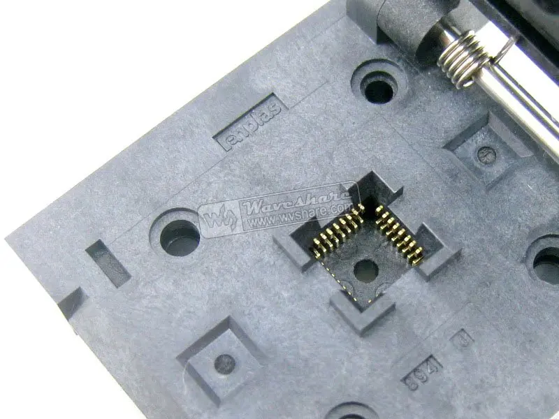 QFN-32(40)B-0.65-02 QFN32 MLP32 MLF32 Enplas QFN 7x7 mm 0.65Pitch IC Test Burn-In Socket