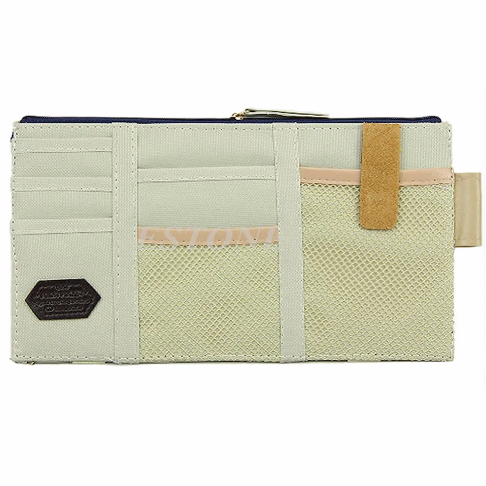 

Car Sun Visor Point Pocket Documents Organizer Pouch Hanging Bag CD Card Holder