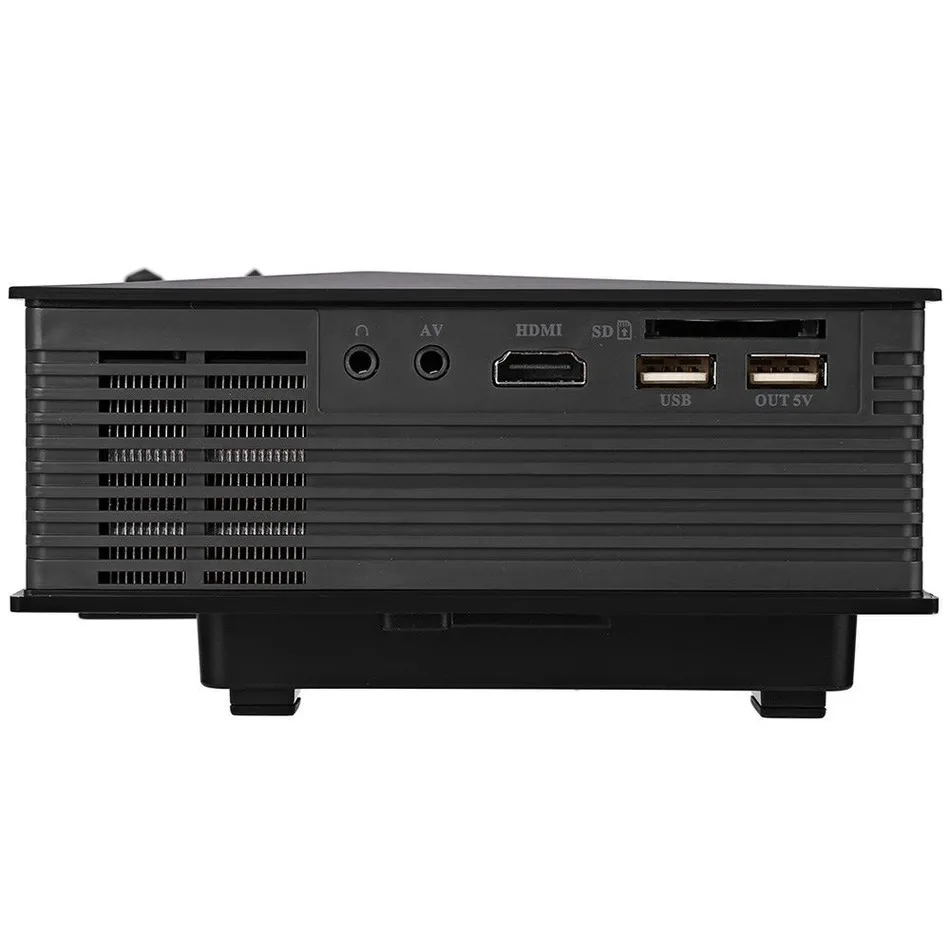 Мини Портативный UNIC UC46 + беспроводной WIFI Full HD светодиодный проектор для домашнего