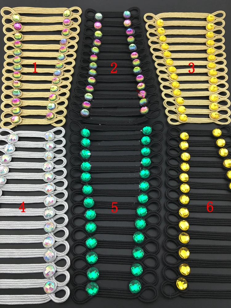 

1pcs 16x26cm wide 8 colors beads braid tapes clothes pocket appliques patches buttons 8h3d5 free ship