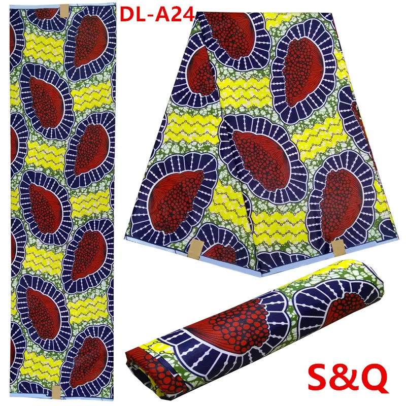 

Not cotton!!cheapest ankara fabric african wax prints fabric for women garment 6yards 100% polyester fabric nigerian wax DL-A24