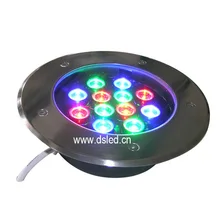 Сертификат Европейского соответствия, сертификат независимого Испытательного и сертификационного IP67, DMX совместимые, 12 Вт светодиодный RGB подземный свет, светодиодный RGB подземный свет, работающего на постоянном токе 12 В, DS-11-24-12W-RGB, постоянное напряжение