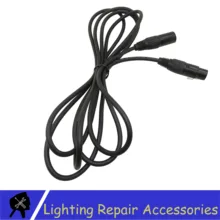 3 PIN DMX кабель 1 м/5 м/10 м/15 м/20 м черный разъем сигнальная линия кабель используется для Led Par сценического освещения оборудования
