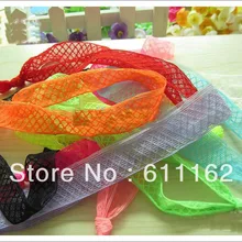 50 шт. 0,8 дюймов ромб Hairband Проверено оголовье эластичный держатель волос аксессуары для волос девушки группа детские головные уборы