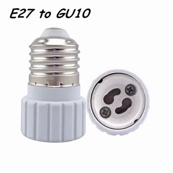 

Freeshipping10PCS E27 to GU10 Adapter Converter Base holder socket for LED Light Lamp Bulbs
