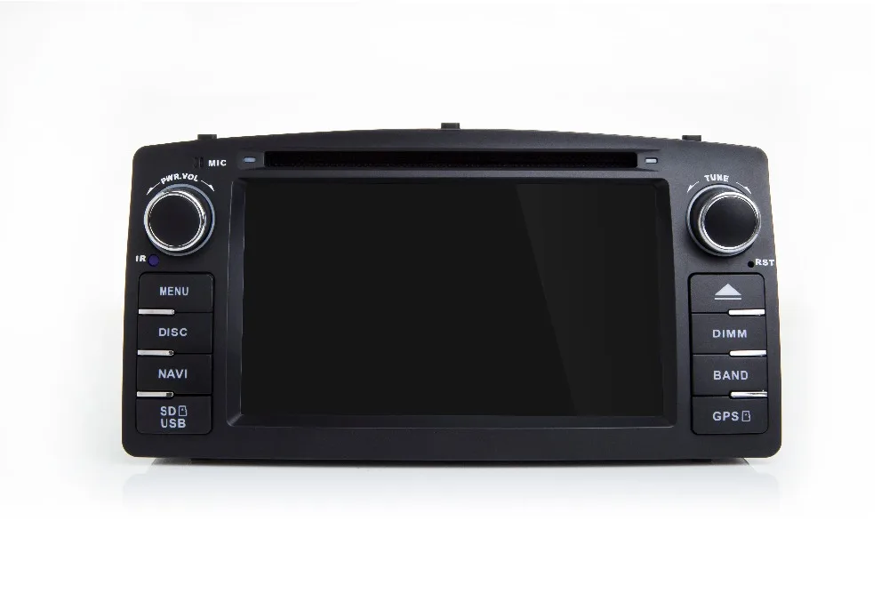 Best free shipping HD Android 8.1 car dvd player For Toyota Corolla E120 BYD F3 2 Din Car GPS stereo GPS WIFI Car radio navigation 2