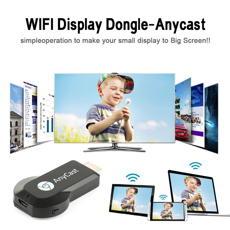 1080P для mirascreen M4 M9 плюс Беспроводной WiFi tv ключ приемник для обмена потоковыми мультимедийными данными(Airplay) Wi-Fi, Дисплей HDMI ТВ селфи палка для iPhone IOS Android