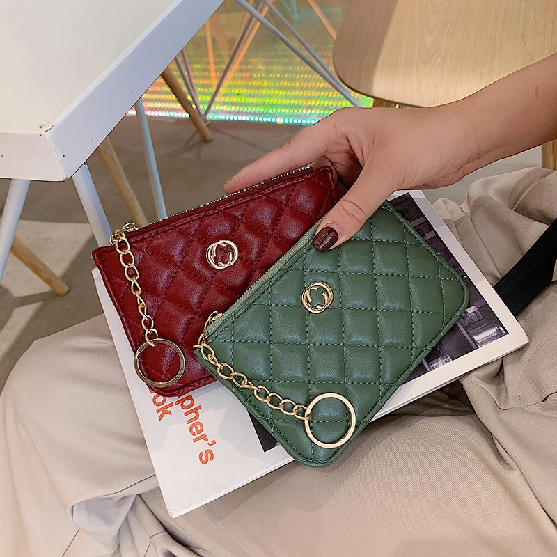

Women Wallets Small Fashion Brand Leather Purse female Ladies Card Bag For Women Clutch Women Purse Money Clip Wallet 2019 New