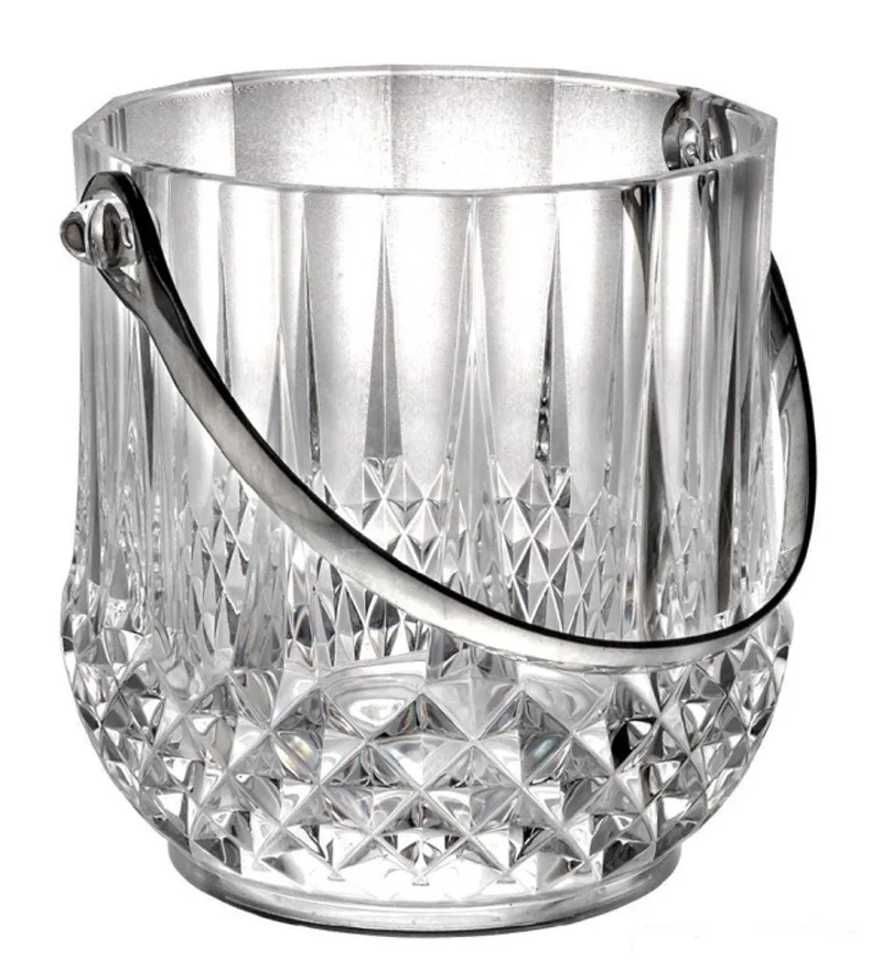 Hyaline Ice Bucket Small Acrylic Icecan Imitated Crystal Ice Container
