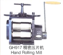 Electric hand operated rolling mill for jewelry making