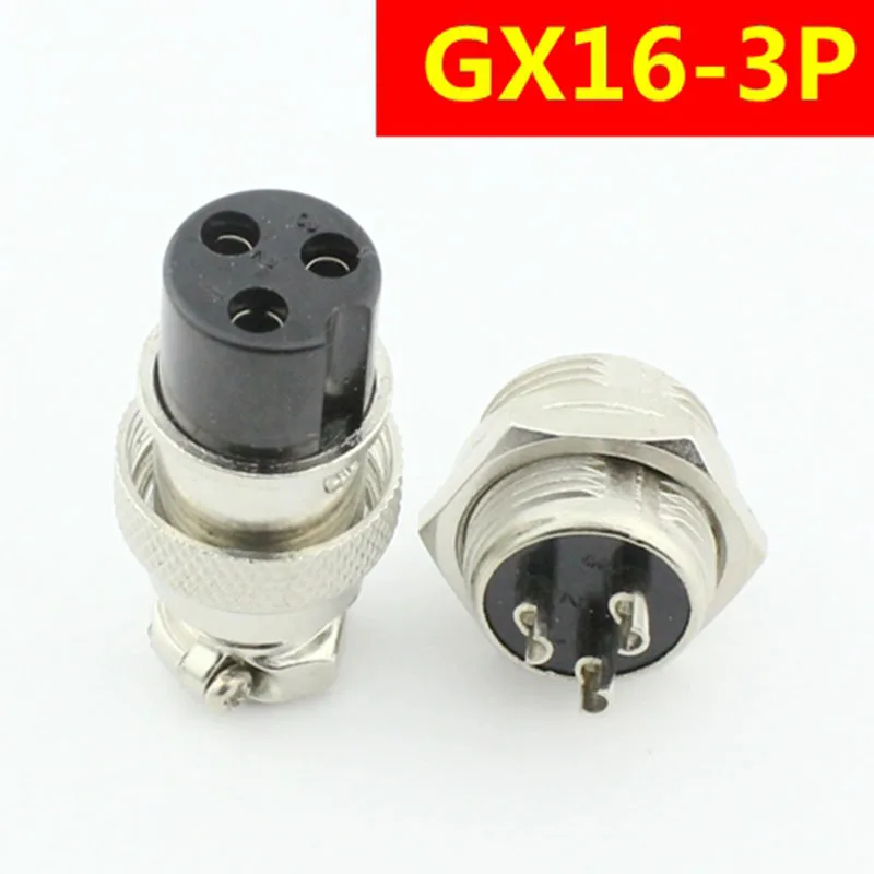 

Air plug GX16-3 p three core aviation socket connector 3 core air connection device