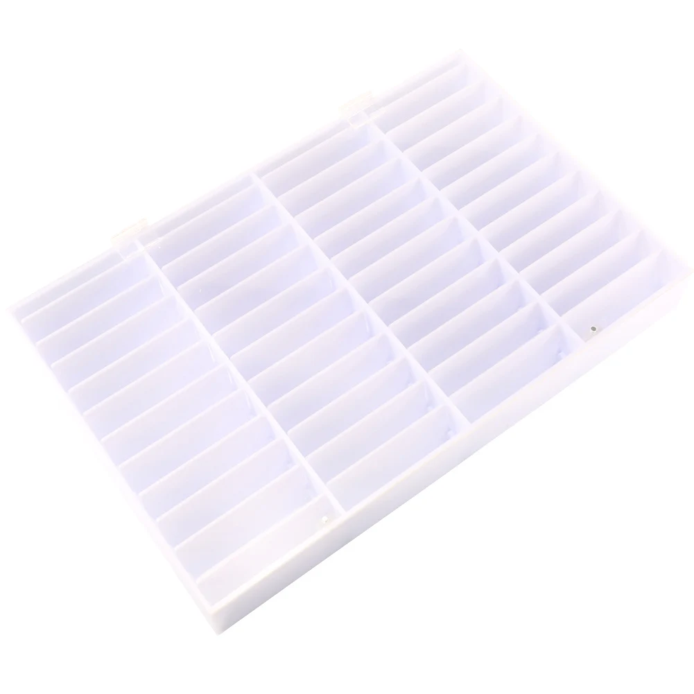 

Fake Nail Tips Storage Box 44 Compartments Nail Art Decoration Container False Nail Display Case HS11