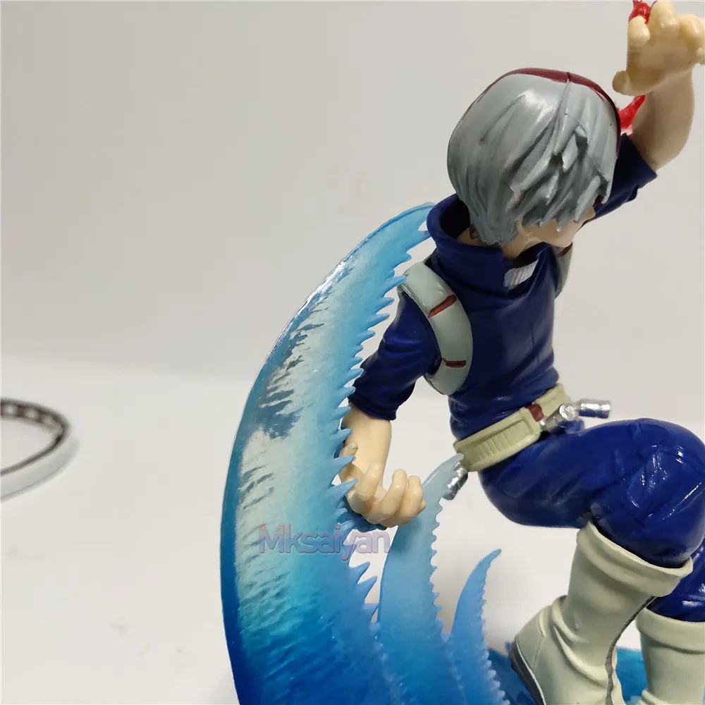 My Hero Academy Figure Todoroki Shoto Боевая сцена светодиодный светильник фигурка героя Boku No Hero Academy Shouto Todoroki ПВХ Модель игрушки