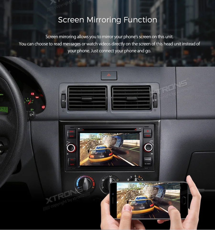 Sale XTRONS 7" Android 8.1 Car Stereo DVD Player Radio GPS Navigation WIFI TPMS for FORD Focus II C-Max 2005 2006 2007 Fusion Transit 11