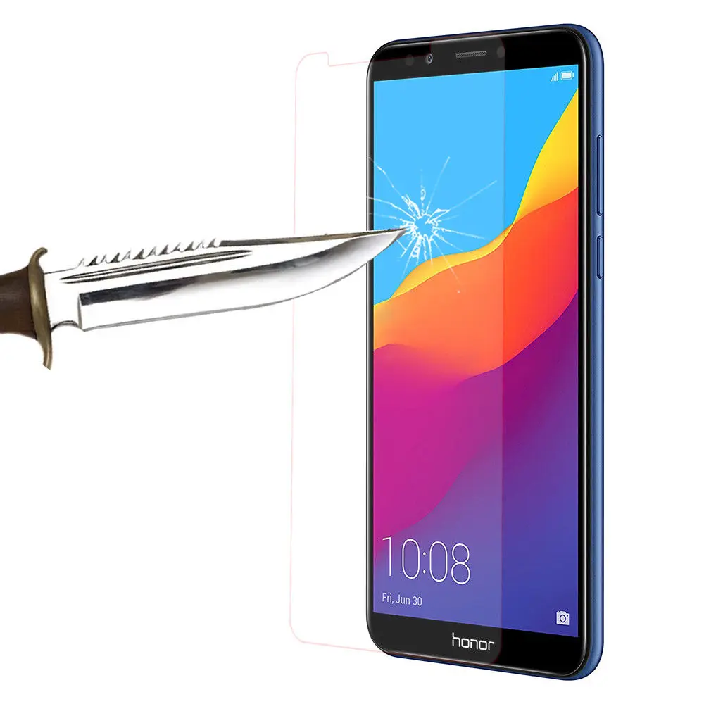 2.5D Закаленное стекло для Huawei Honor 7C Защитная пленка экрана Русская версия AUM L41 5 7