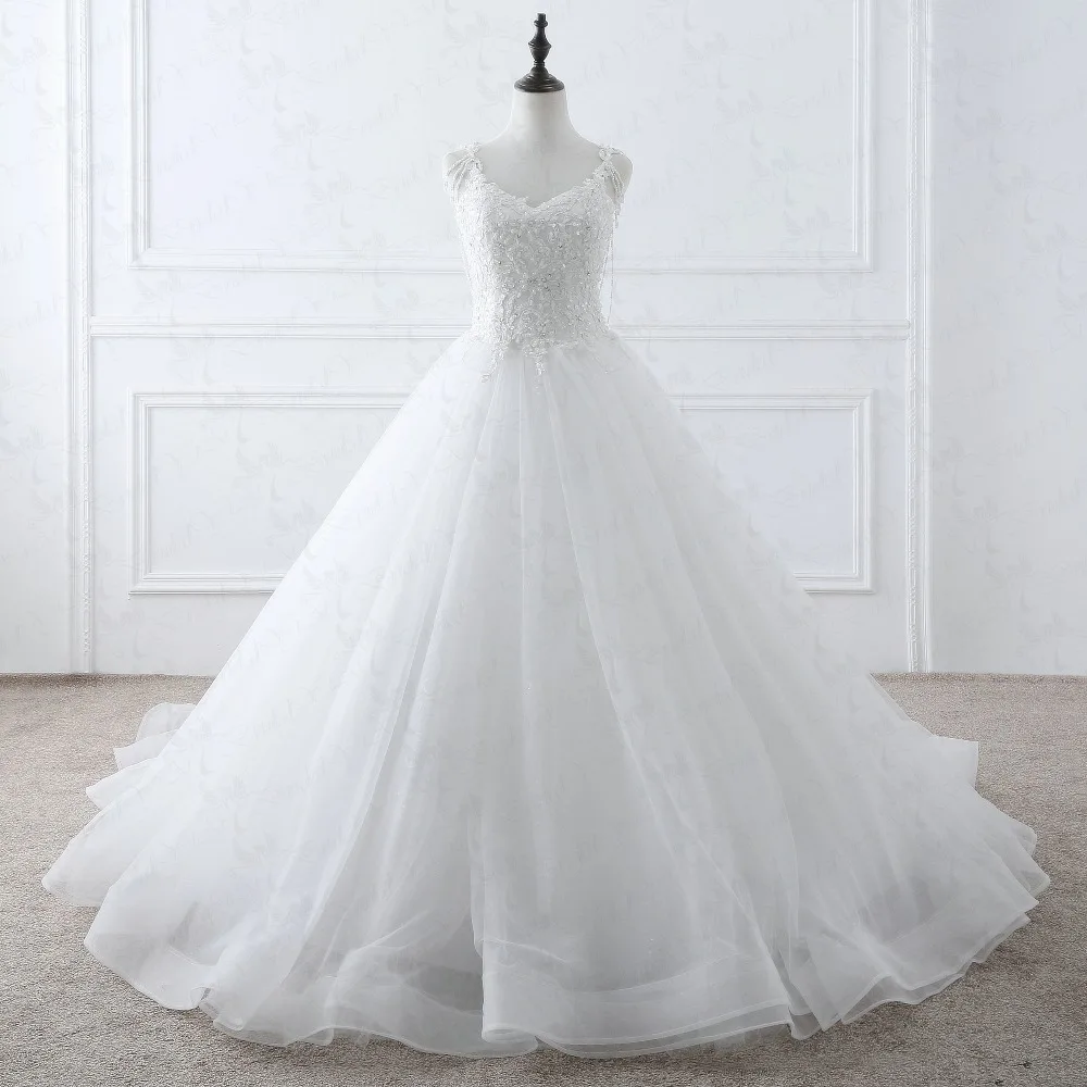 Rsw1084 Cheap Wedding Dresses China Pearls Straps Lace Backless