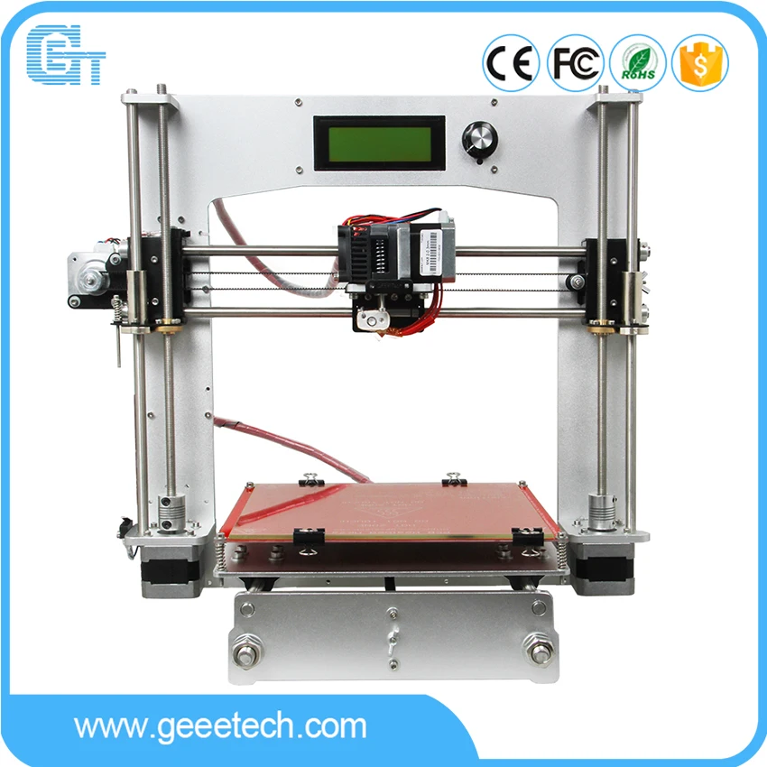 Geeetech Reprap Prusa I3 3D Printer Full Aluminum Frame High Precision DIY Printing Kits High Resolution