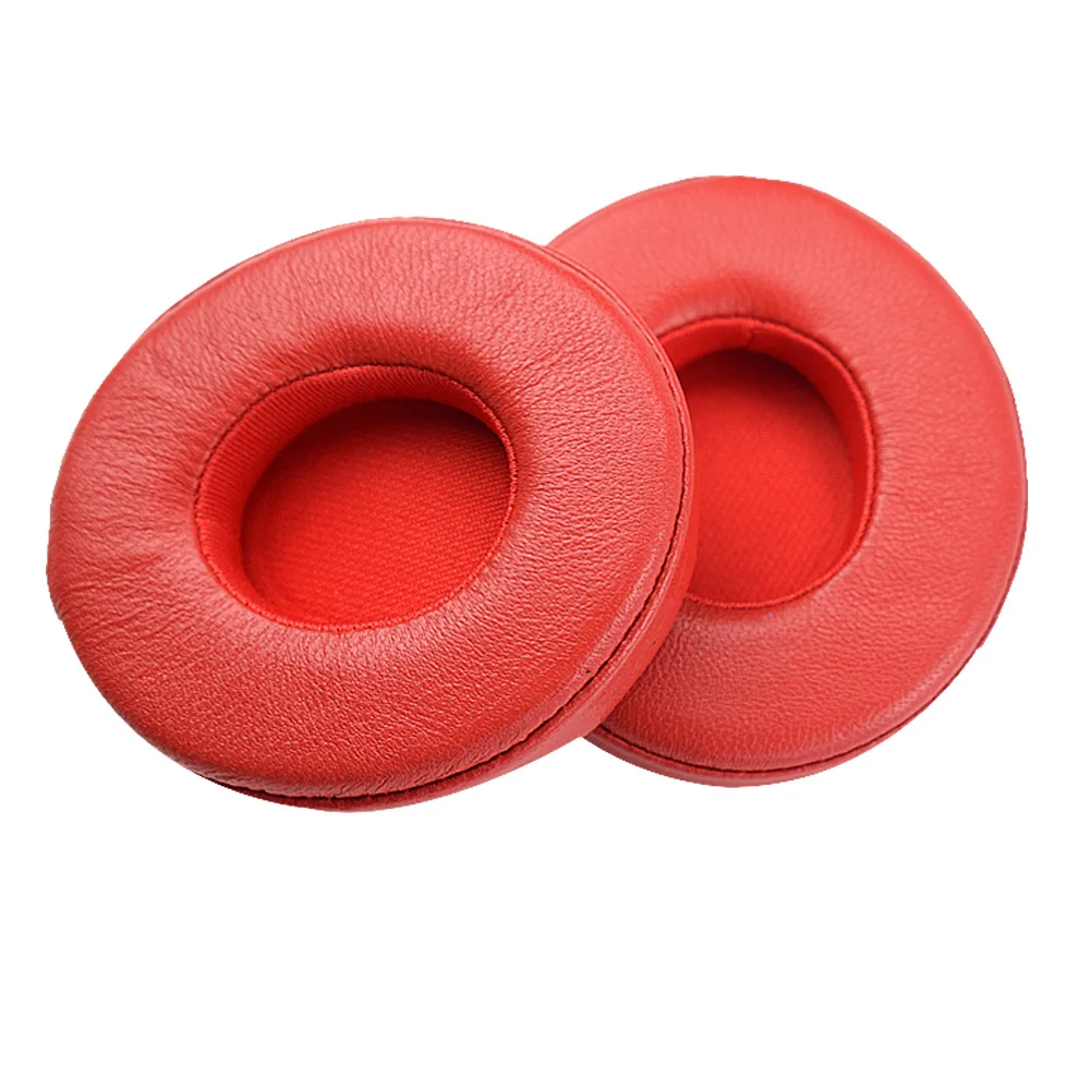 Sheepskin Leather Memory Foam Replacement Ear Pads Cups for Beats by Solo2 Solo 2 0 Wireless Bluetooth Headphones