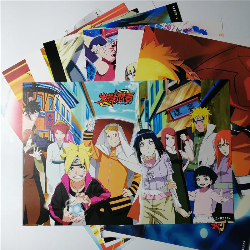 8*(42x29 см) BORUTO/постеры Наруто Аниме Плакаты наклейки на стену|wall sticker|naruto posteranime poster |