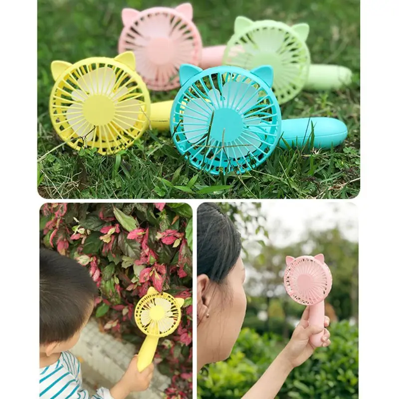 

Mini Portable Pocket USB Fan Cool Air Hand Held Travel Cooler Cooling Mini Fans Power By 2x AA Battery