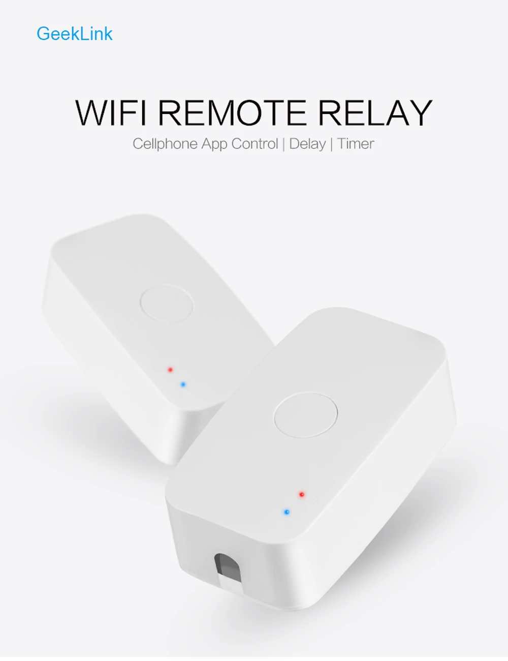 Geeklink умный дом переключатель Wi Fi прерыватель Domotica таймер DIY дистанционное управление работать для Alexa Google дома беспроводной разъем