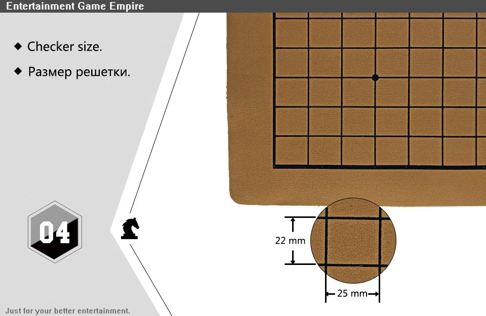 2 Yernea Hot Selling High-quality Chessboard New Double Sided Chessboard Chinese Chess Board Go Game Set Chess Accessories (4)