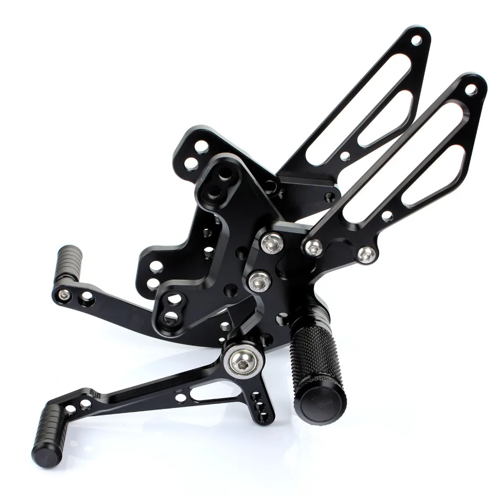 BIKINGBOY Adjustable Rearsets Rear Sets Foot Pegs Rests Footpegs for