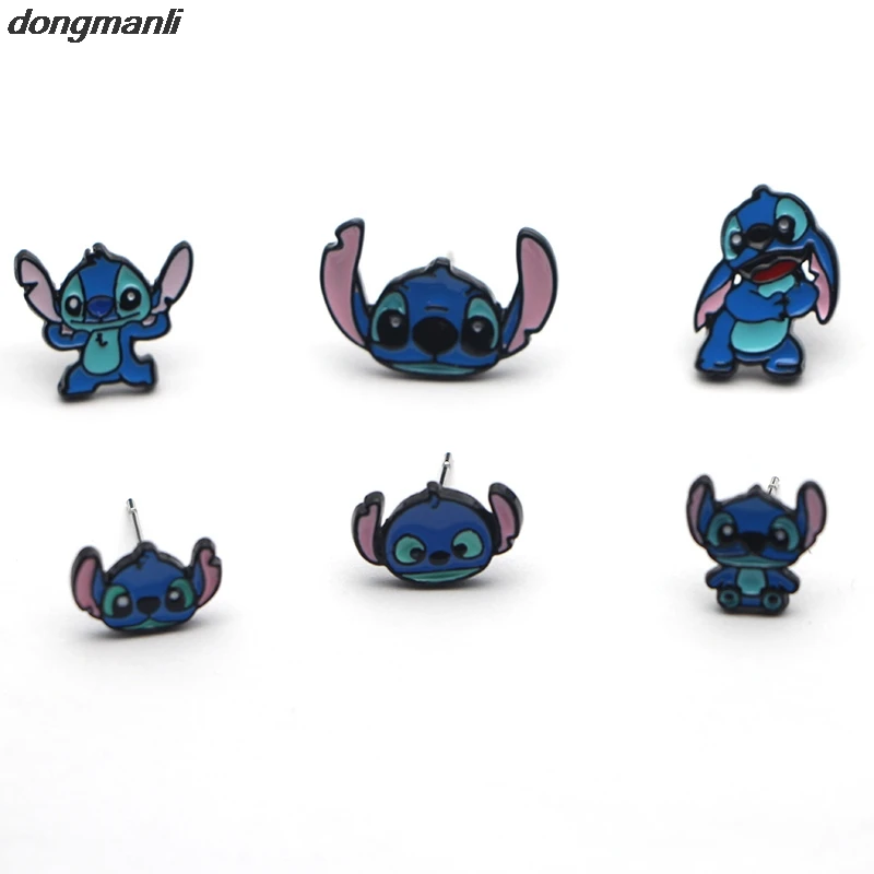 Новинка; 1 пара сережек с героями мультфильмов для женщин и девочек; милые подарки для детей; F138