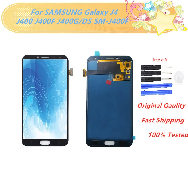 

Tested Original 5.5" OLED LCD for SAMSUNG Galaxy J4 J400 J400F J400G/DS SM-J400F LCD Display Touch Screen Digitizer Assembly