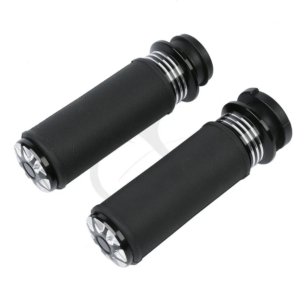 Черный электрический " Burst ручные ручки для Harley Softail, узкий Fat Boy Touring FLHX