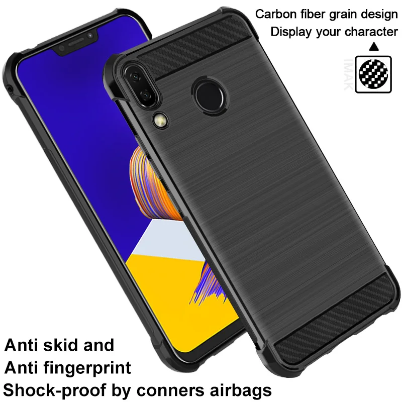 Чехол для Asus Zenfone 5 5z ZE620KL ZS620KL iMAK Vega волоконный узор подушка безопасности чехол