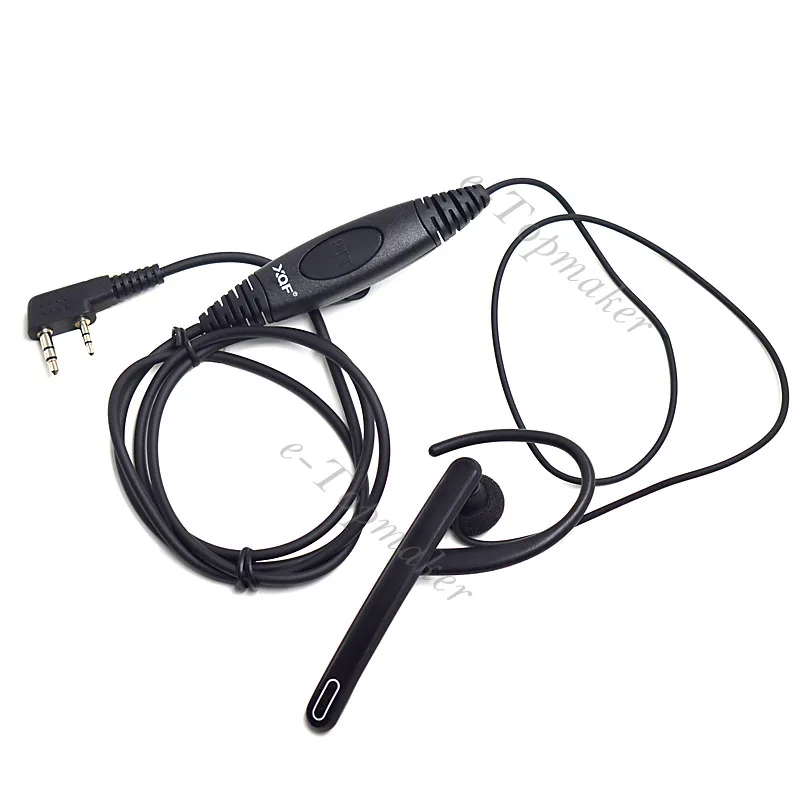 

Ear Bar Mic Earpiece Headset PTT for Kenwood TK3107 NX320 Baofeng UV-5RA Plus UV-5RE Plus PUXING PX-888 K Walkie Talkie 2-Pin