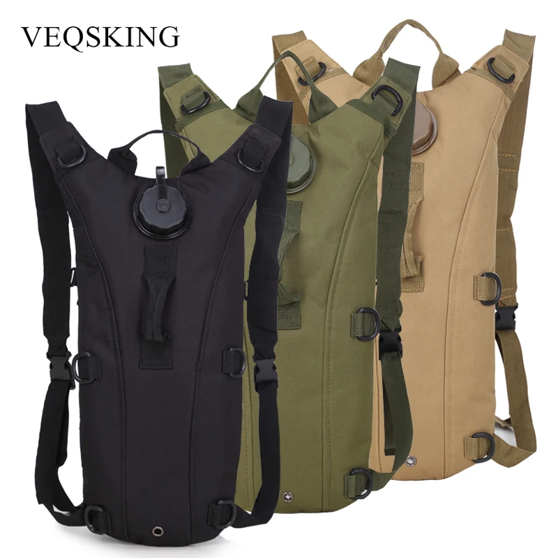 

3L Tactical Hydration Backpack Packs,Water Bag Bladder Bottle Pouch,Men Women Running Cycling Camping Camelback Drinking System