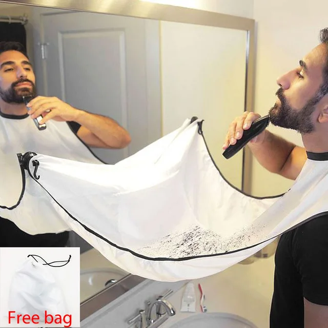 GLIMPSE Beard Bib Cape for Shaving Beard Catcher & Hair Clippings Apron