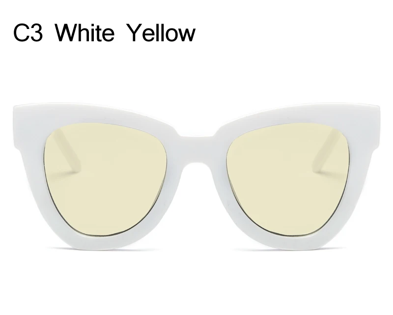 Fashion Cat eye Sunglasses Women Luxury Brand Designer Vintage Sun glasses Female Glasses For Women Gafas de sol uv400 big round sunglasses