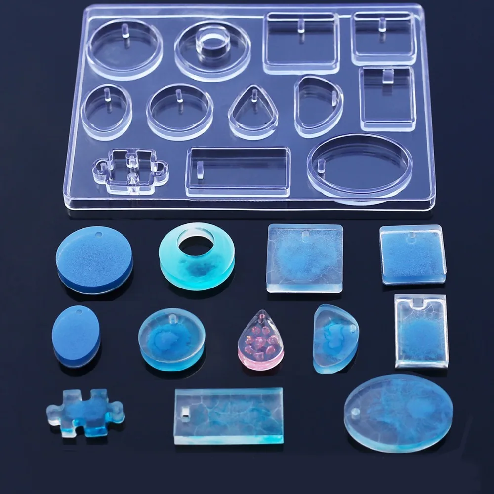 Silicone Pendant DIY Molds Jewelry Resin Casting Mould Craft Tool