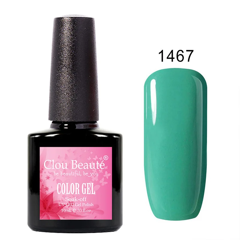 Clou Beaute Светодиодный УФ гель для ногтей Гель лак Быстросохнущий французского