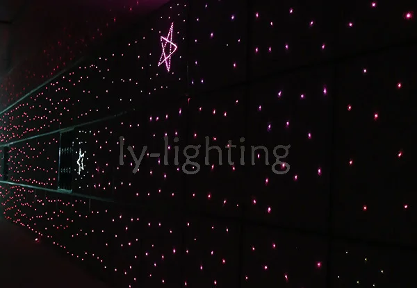 DIY RGB LED Twinkle Stars Fiber Optic Light Kit with Dual Output, 400 Strands Fiber for Optical Fiber Ceiling Night Light image 2