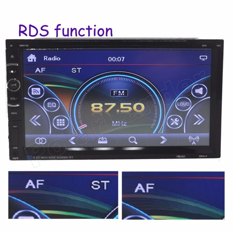 Flash Deal Support AM FM RDS 2 DIN Car DVD Player MP4 MP5 Touch Screen Bluetooth TF Auxin 6.95