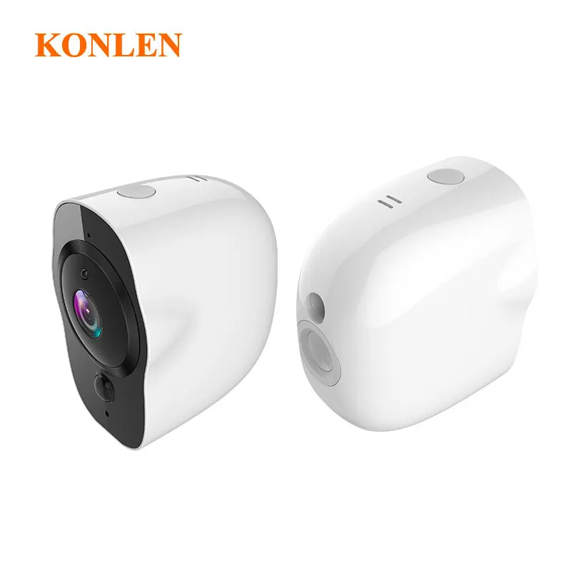 KONLEN wifi 1080 P с питанием от аккумулятора домашняя ip камера видеонаблюдения