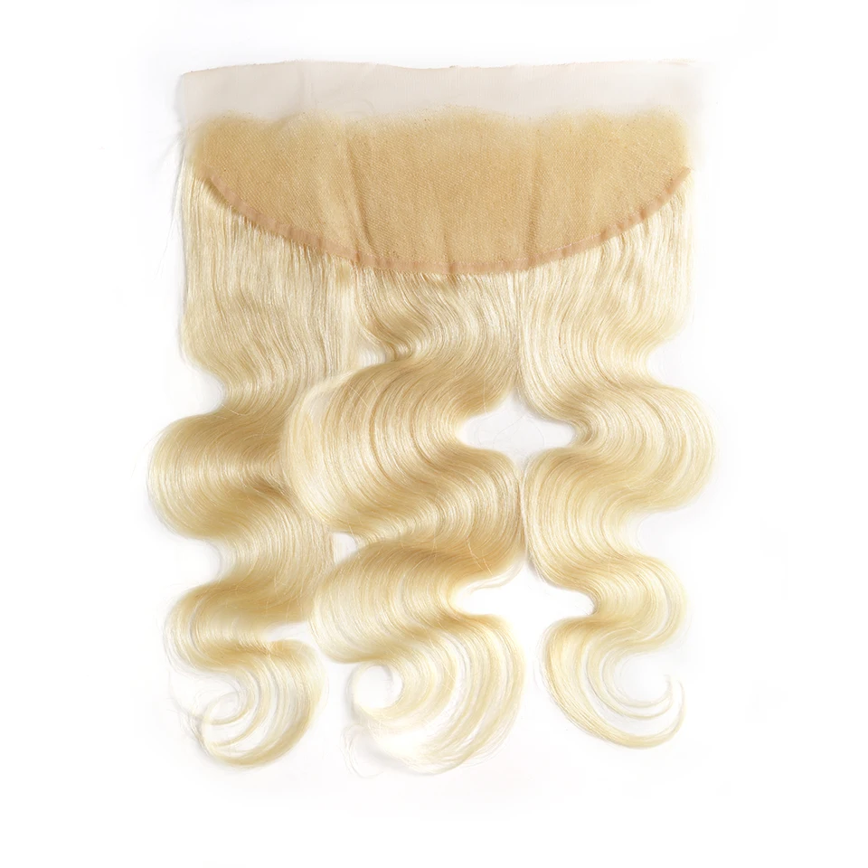 Оплетка ILARIA волос бразильские 613 светлые человеческие волосы пучки с кружевной фронтальной застежкой девственные светлые человеческие волосы ткет с закрытием
